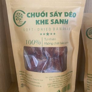 Chuối Sấy Dẻo Khe Sanh nguyên quả loại 500g